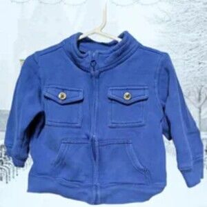 Crazy 8 Zip‎ Up Jacket Blue Size 18-24M (B20)